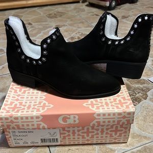 Gianni Bini Walk Out Black booties- sz 8